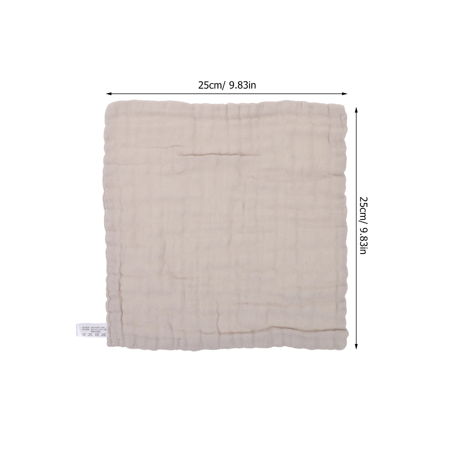 5pcs 6-Layer Muslin Baby Burp Cloths 25X25Cm Cotton Dribble Bibs For Feeding Teething Newborn Face Towel Burp Cloth Baby Wipes