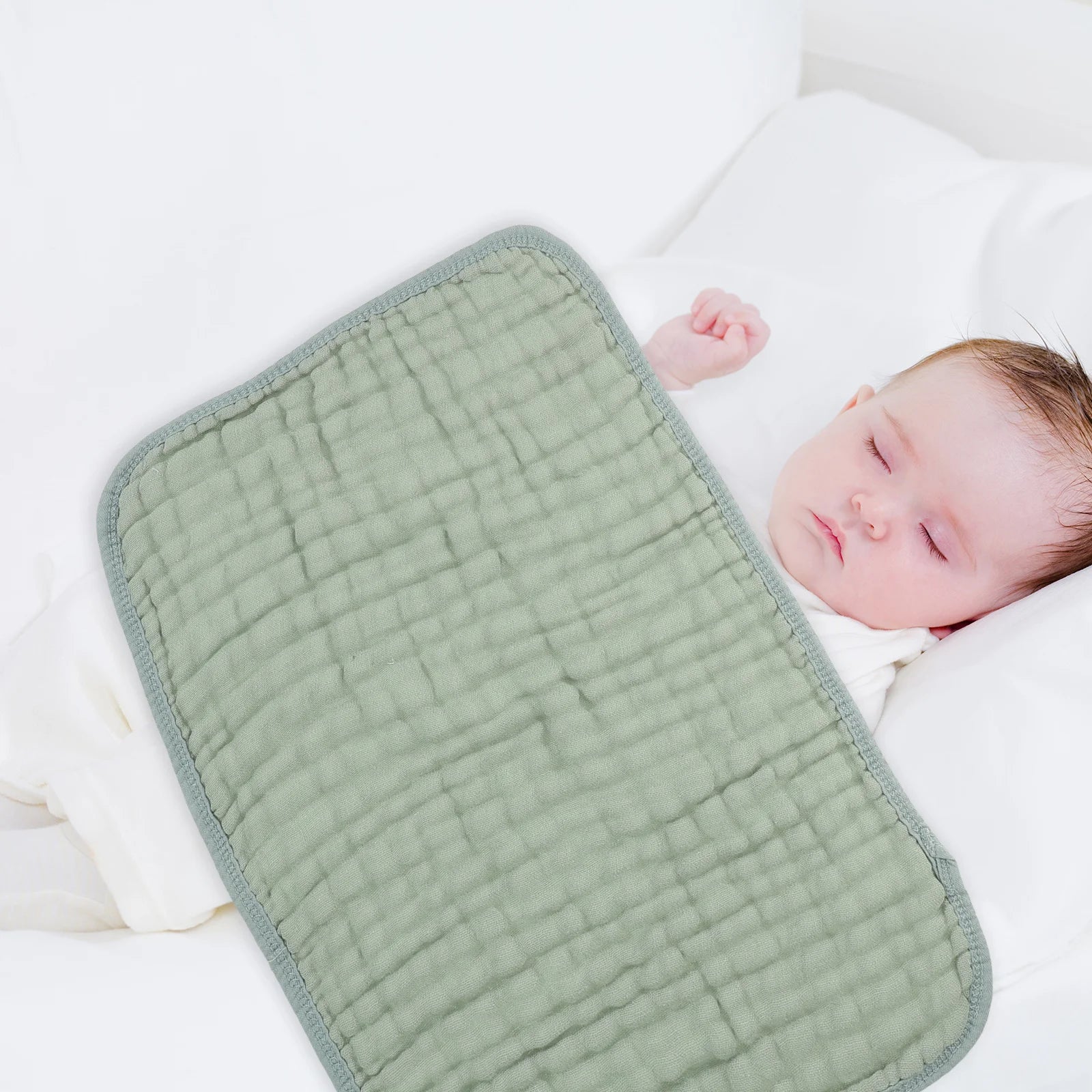 6Pcs Soft Cotton Baby Towels Newborn Absorbent Burp Cloths Muslin Face Washcloths Drool Towels Girl Burp Cloths