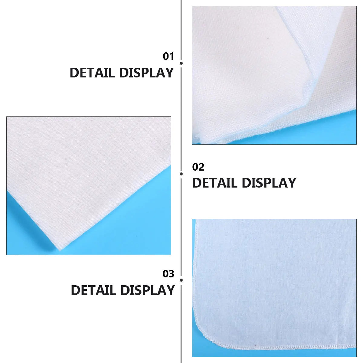 5Pcs Pure Cotton Gauze Fabric High-Quality Reusable Muslin for Cheese Yogurt Tofu Making Straining Sauces Juices Hemmed Cheese