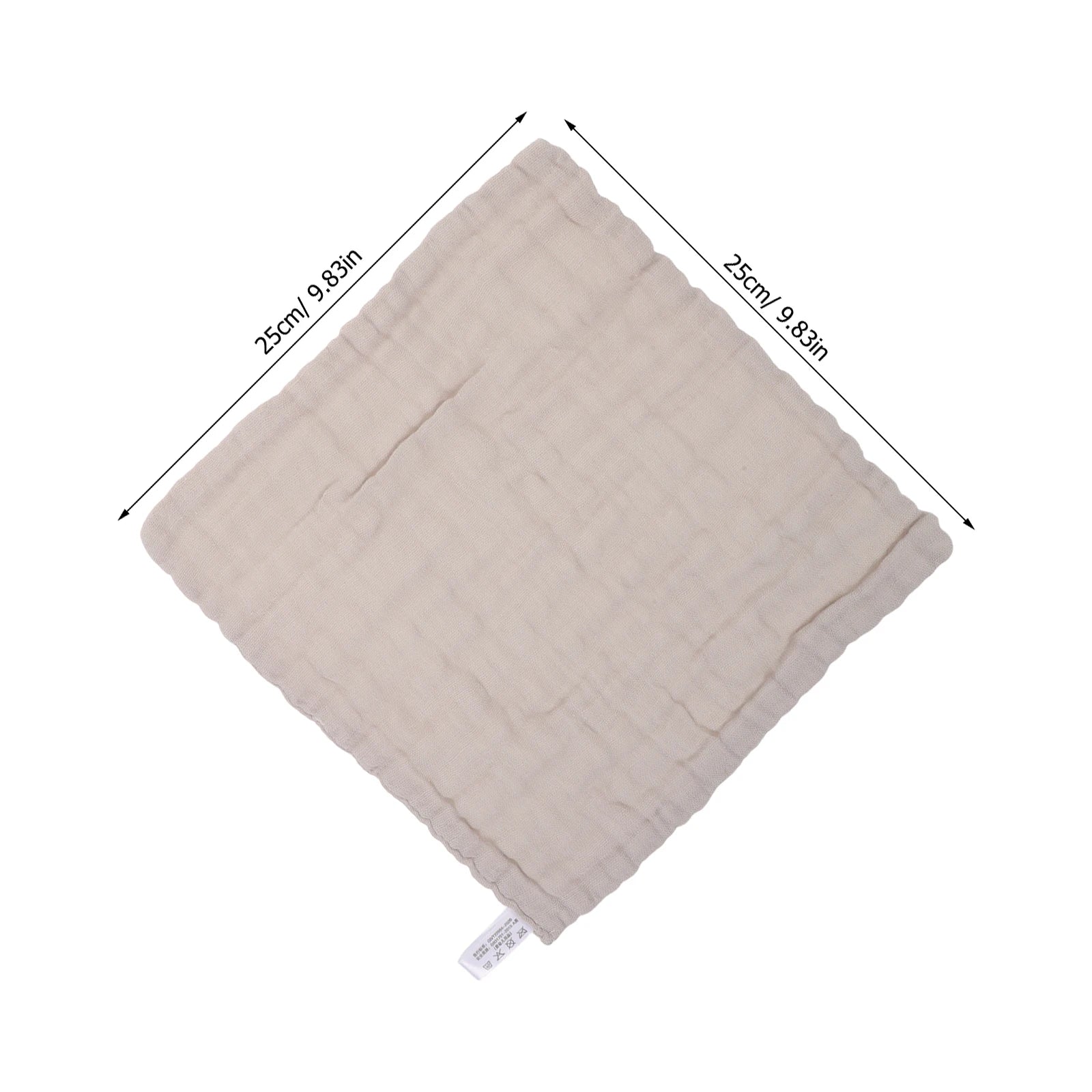 5pcs 6-Layer Muslin Baby Burp Cloths 25X25Cm Cotton Dribble Bibs For Feeding Teething Newborn Face Towel Burp Cloth Baby Wipes