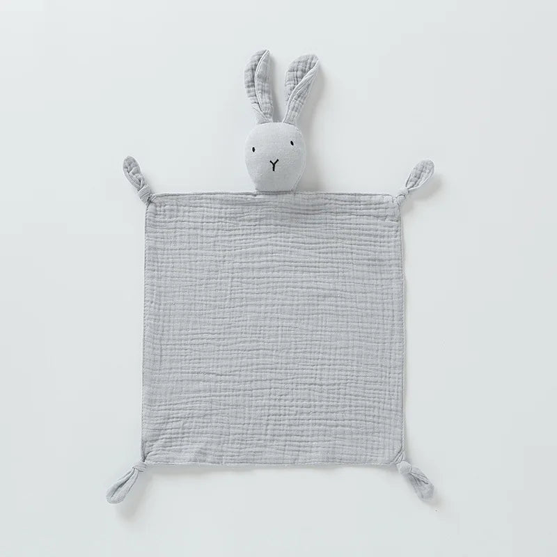 Personalized Name Gift Baby Comforter Blanket Muslin Newborn Sleeping Doll Kid Sleep Toy Soothe Appease Towel Bib Saliva Towel